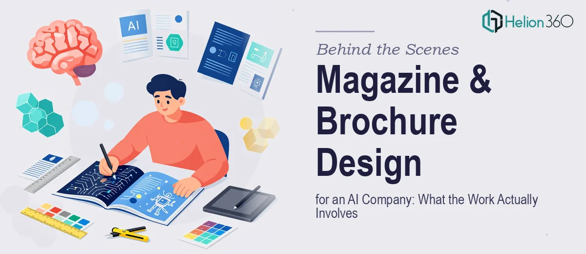 Designing a Magazine and Brochure for an AI Company: What the Work Actually Involves