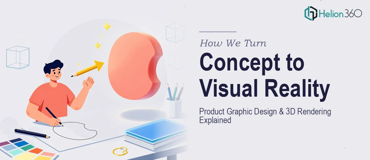 From Concept to Visual Reality: How Product Graphic Design and 3D Rendering Actually Work