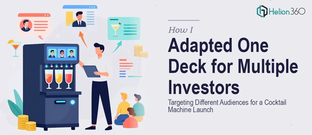 How I Adapted a Canva Presentation to Target Multiple Investor Audiences for a Cocktail Machine Launch