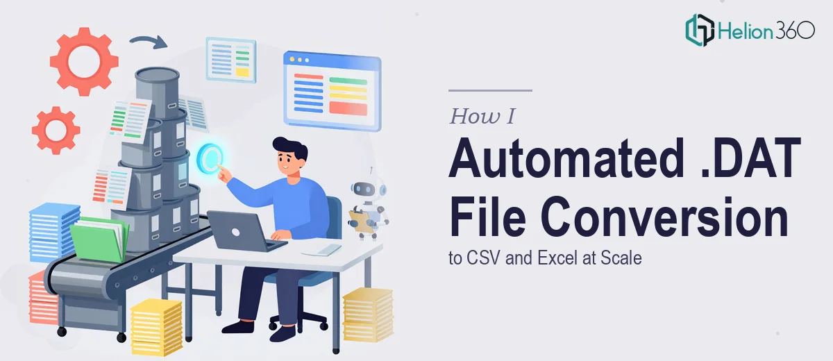 How I Automated the Conversion of Hundreds of .DAT Files to CSV and Excel