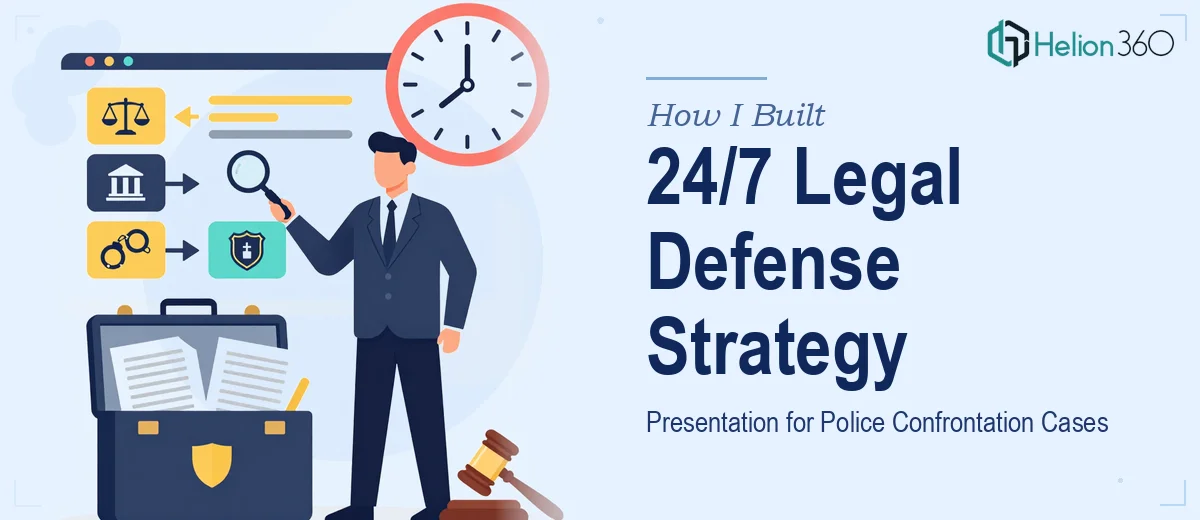 How I Built a 24/7 Legal Defense Strategy Presentation for Police Confrontation Cases