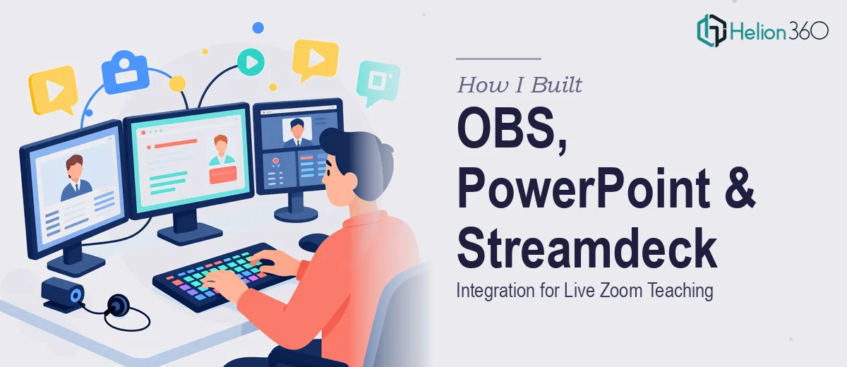 How I Built a Seamless OBS, PowerPoint, and Streamdeck Integration for Live Zoom Teaching