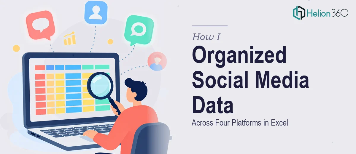 How I Collected and Organized Social Media Follower Data Across Four Platforms in Excel