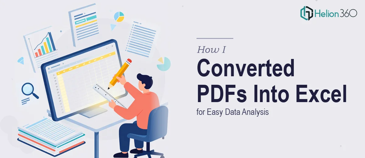 How I Converted 4 PDFs Into Organized Excel Spreadsheets for Easy Data Analysis