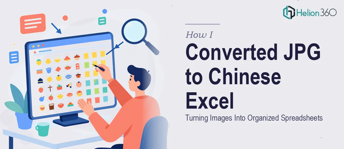 How I Converted a JPG Image Into an Organized Chinese Excel Spreadsheet