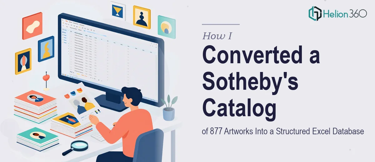 How I Converted a Sotheby's Catalog of 877 Artworks Into a Structured Excel Database