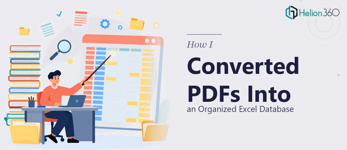 How I Converted Multiple PDFs Into an Organized Excel Database
