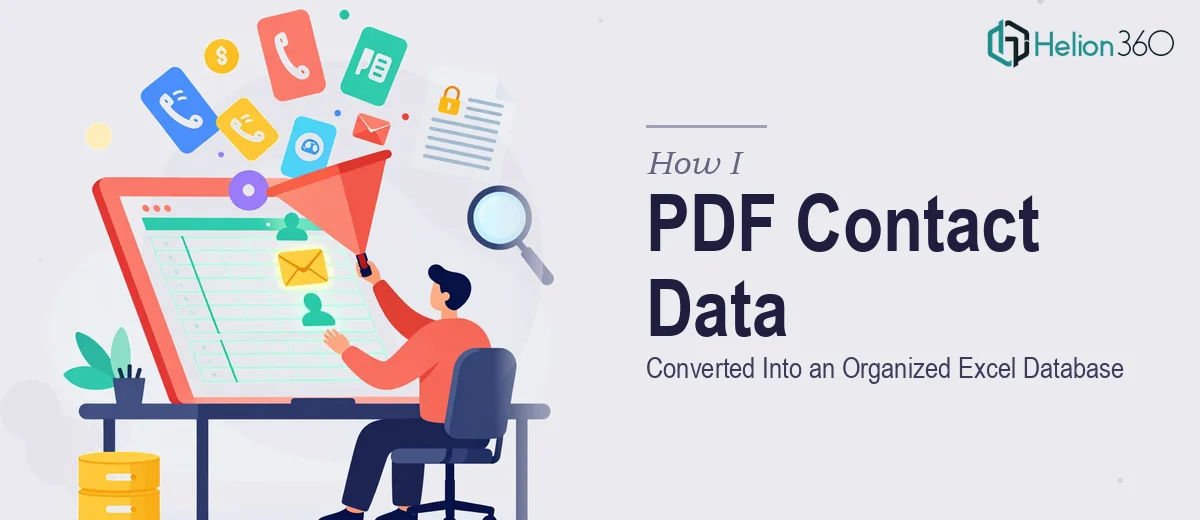 How I Converted PDF Business Contact Data Into an Organized Excel Database