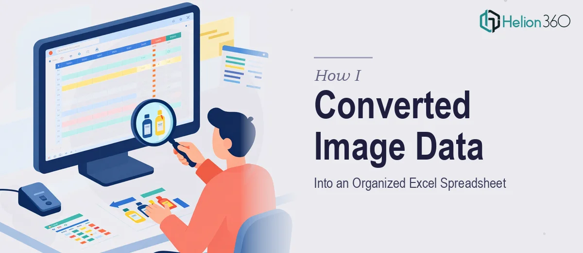 How I Converted Product Sales Data From Images Into an Organized Excel Spreadsheet