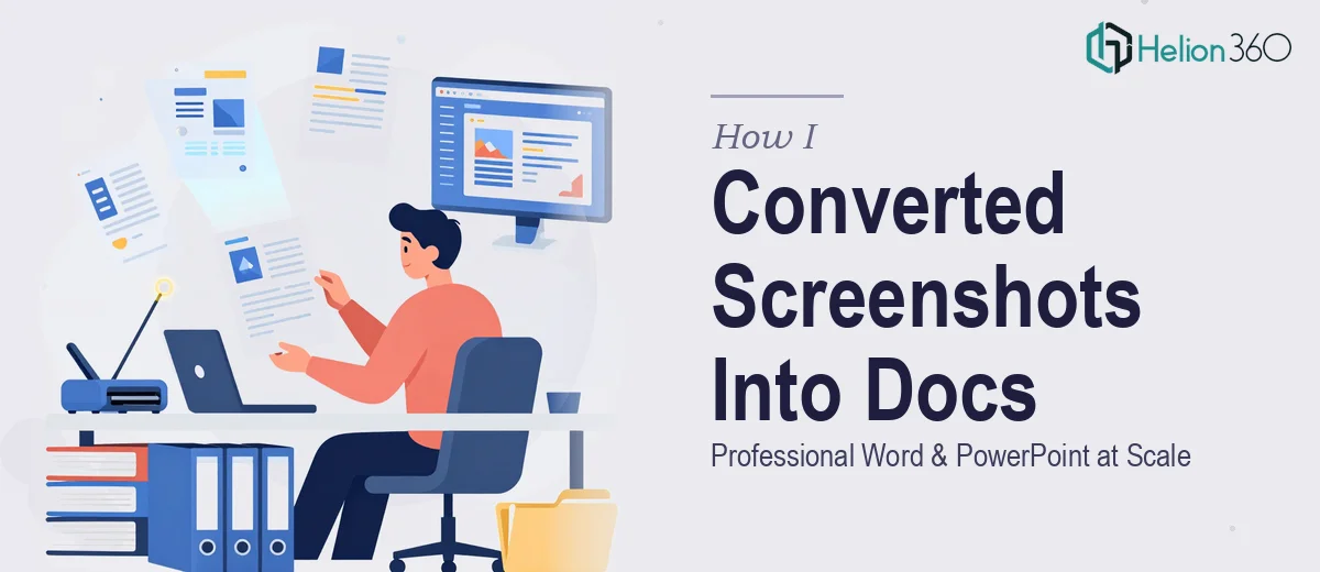 How I Converted Screenshots Into Professional Word and PowerPoint Documents at Scale