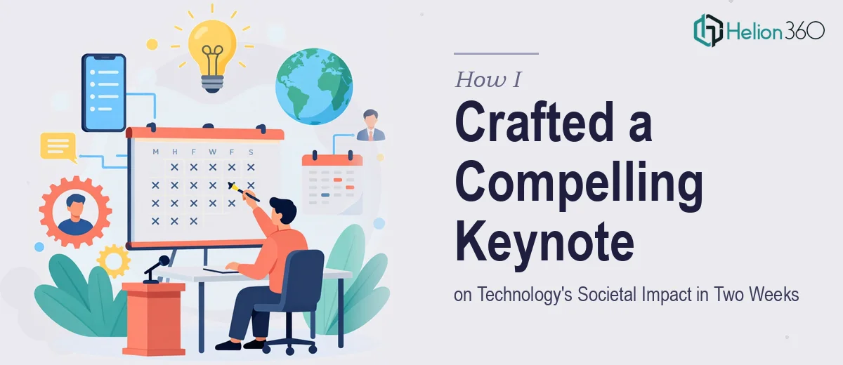 How I Crafted a Compelling Keynote on Technology's Societal Impact in Two Weeks