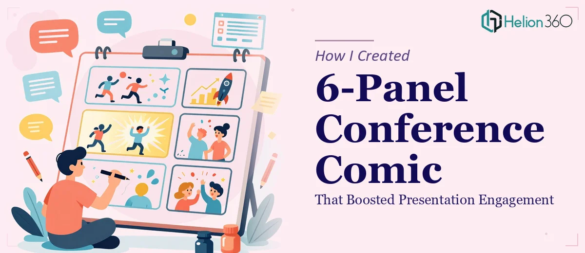 How I Created a 6-Panel Conference Comic That Boosted Presentation Engagement