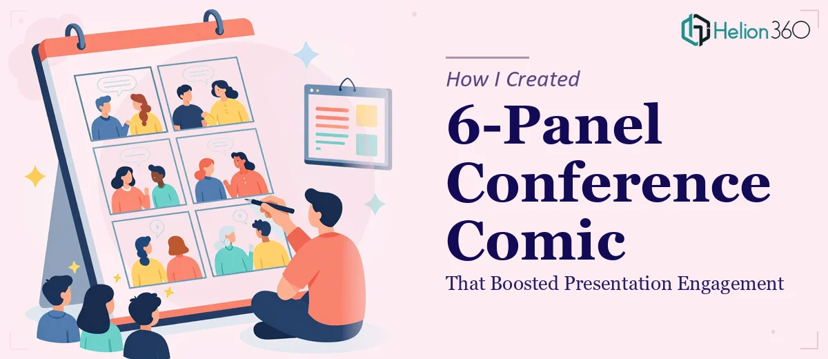How I Created a 6-Panel Conference Comic That Boosted Presentation Engagement