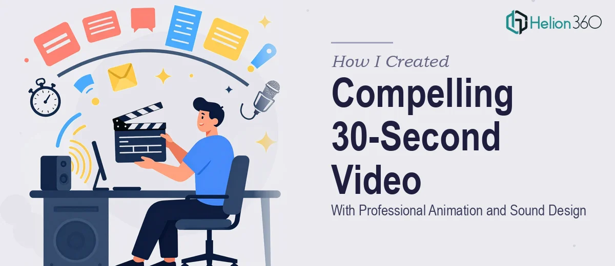 How I Created a Compelling 30-Second Video Presentation With Professional Animation and Sound Design