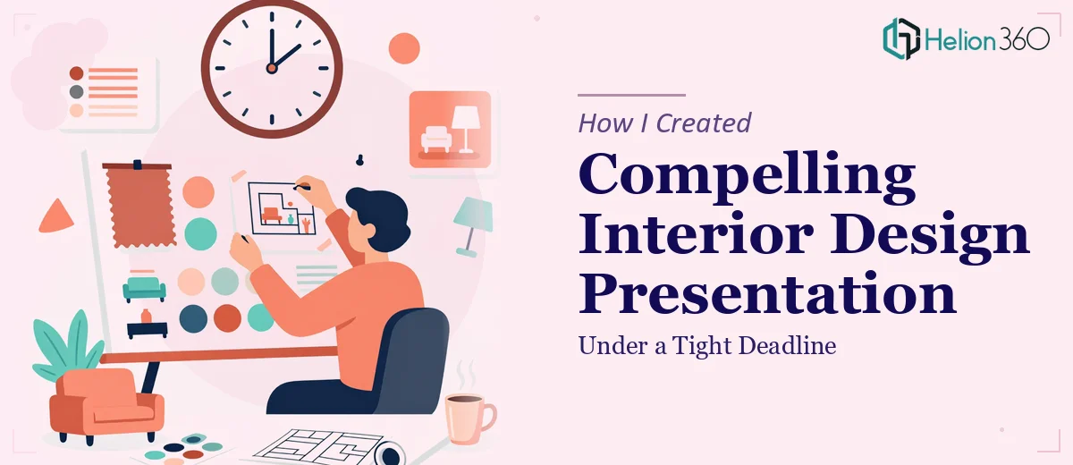 How I Created a Compelling Interior Design Presentation Under a Tight Deadline