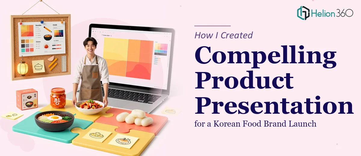 How I Created a Compelling Product Presentation for a Korean Food Brand Launch
