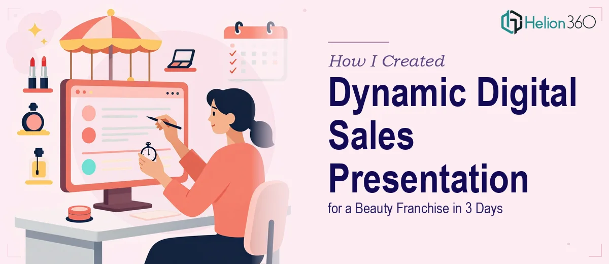 How I Created a Dynamic Digital Sales Presentation for a Beauty Franchise in 3 Days