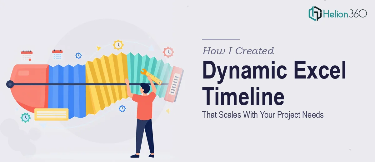 How I Created a Dynamic Excel Timeline That Scales With Your Project Needs