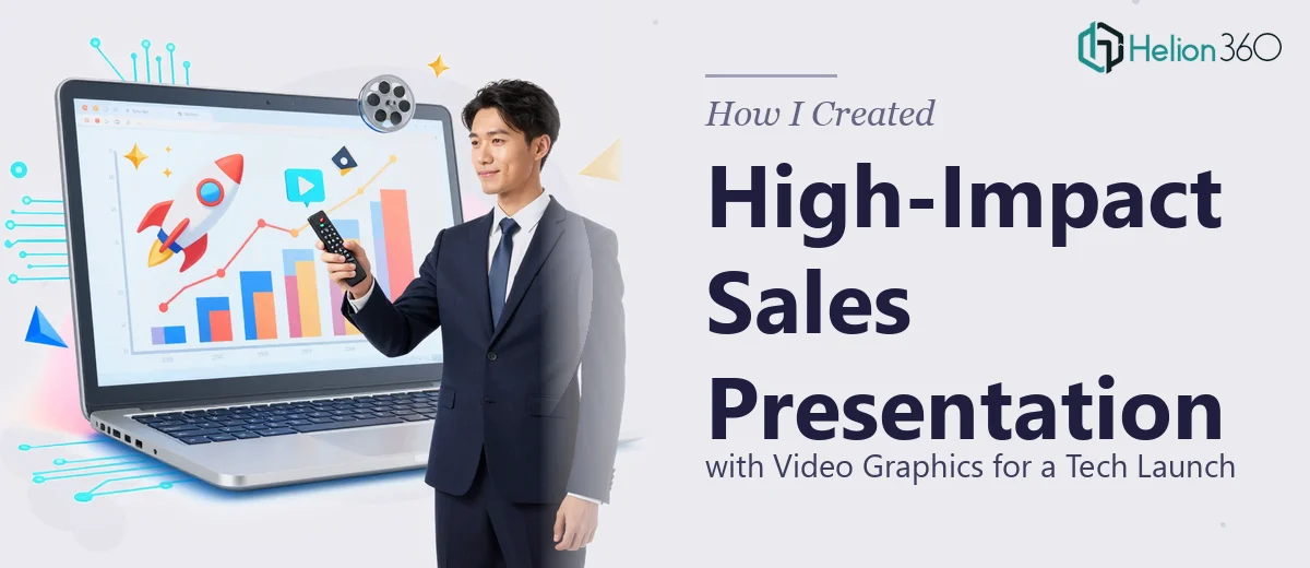 How I Created a High-Impact Sales Presentation with Video Graphics for a Tech Launch