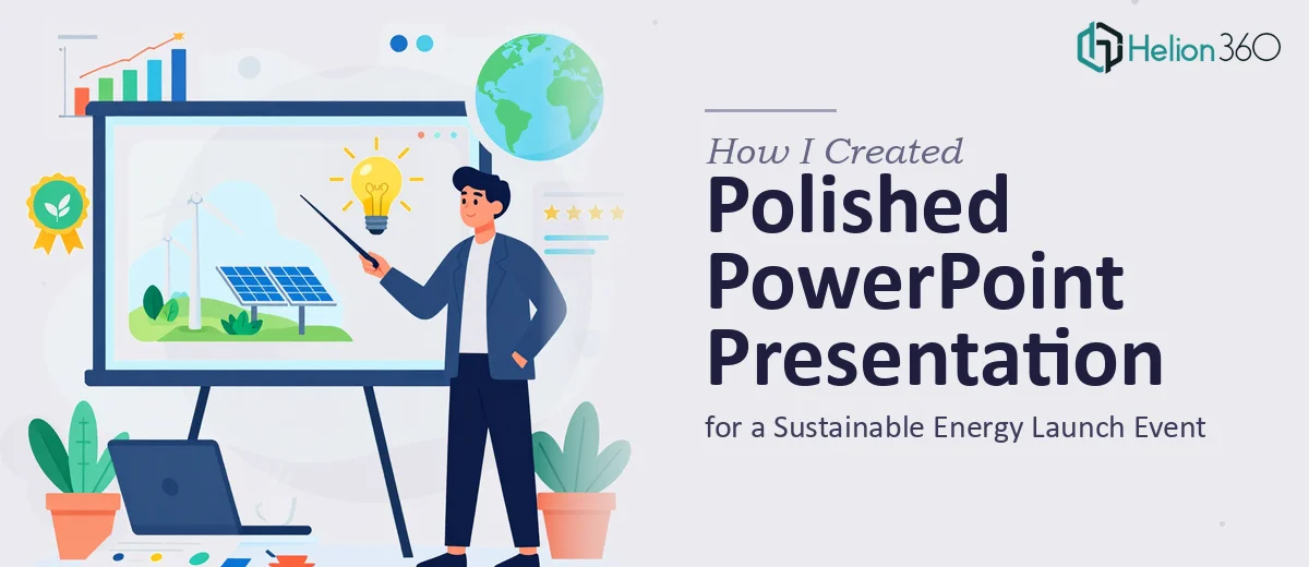 How I Created a Polished PowerPoint Presentation for a Sustainable Energy Launch Event