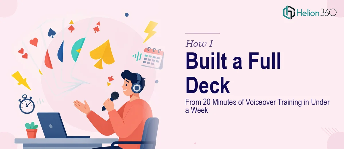 How I Created a Presentation Deck From 20 Minutes of Voiceover Training Content in Under a Week