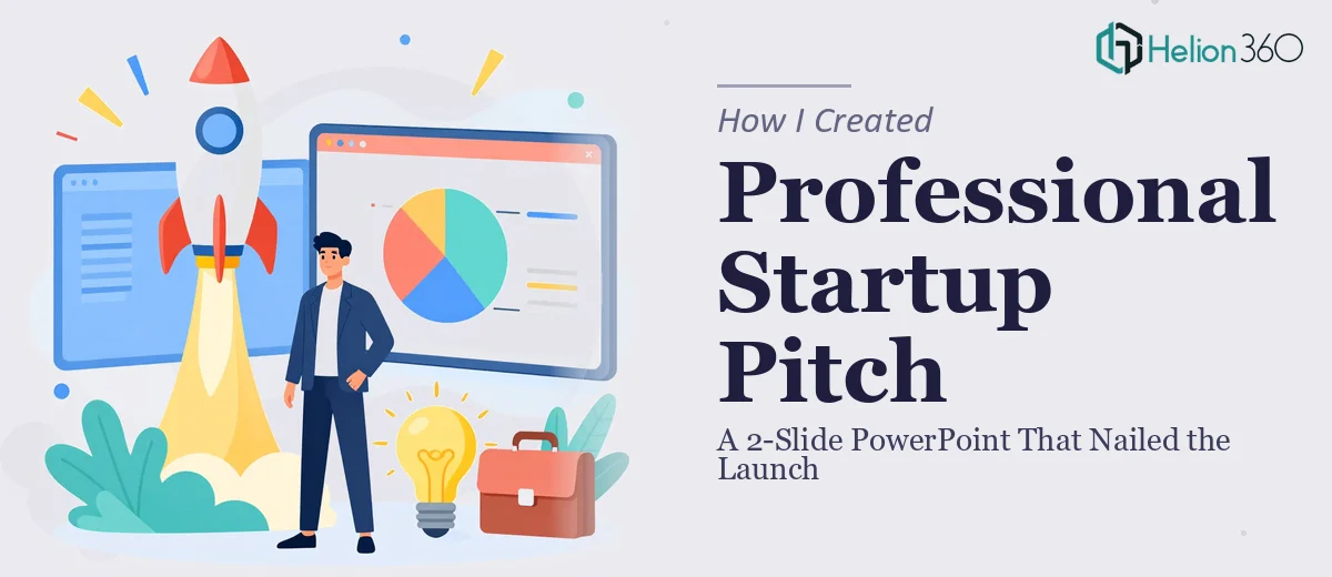 How I Created a Professional 2-Slide PowerPoint Presentation That Nailed a Startup Launch