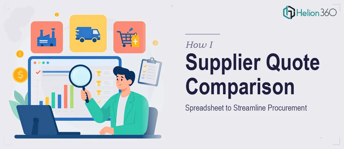 How I Created a Supplier Quote Comparison Spreadsheet to Streamline Procurement