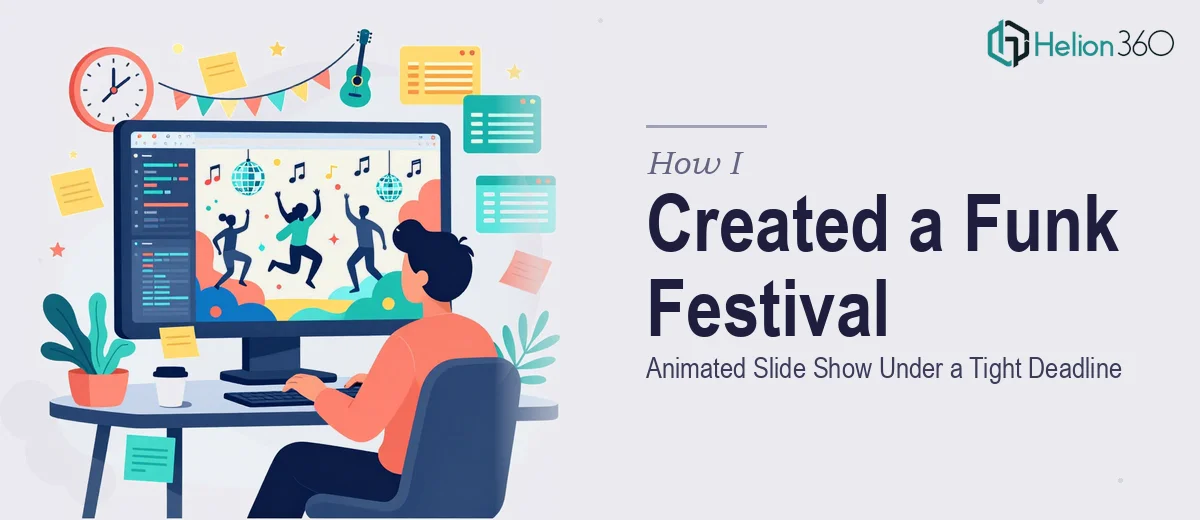 How I Created an Engaging Animation Slide Show for a Funk Festival Under a Tight Deadline