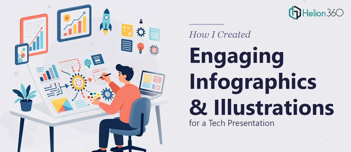 How I Created Engaging Infographics and Vector Illustrations for a Tech Presentation