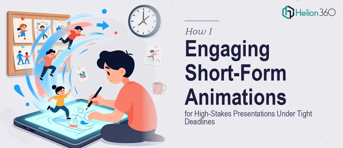 How I Created Engaging Short-Form Animations for High-Stakes Presentations Under Tight Deadlines