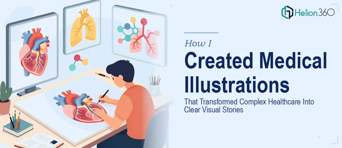 How I Created Medical Illustrations That Transformed Complex Healthcare Concepts Into Clear Visual Stories
