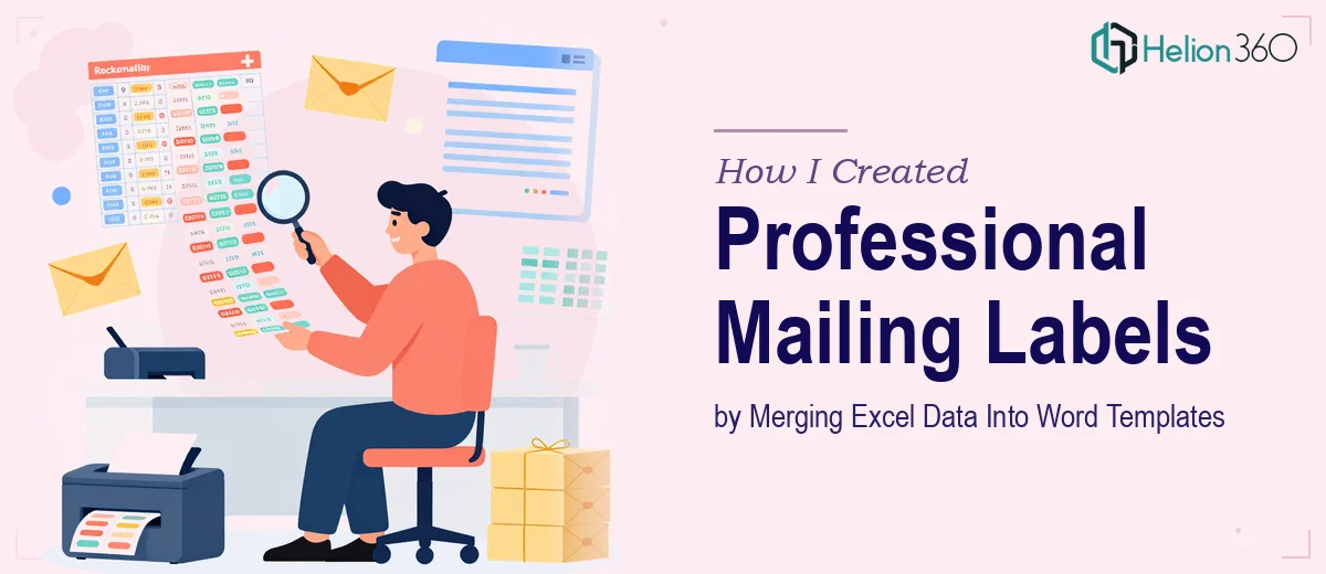 How I Created Professional Mailing Labels by Merging Excel Data Into Word Templates