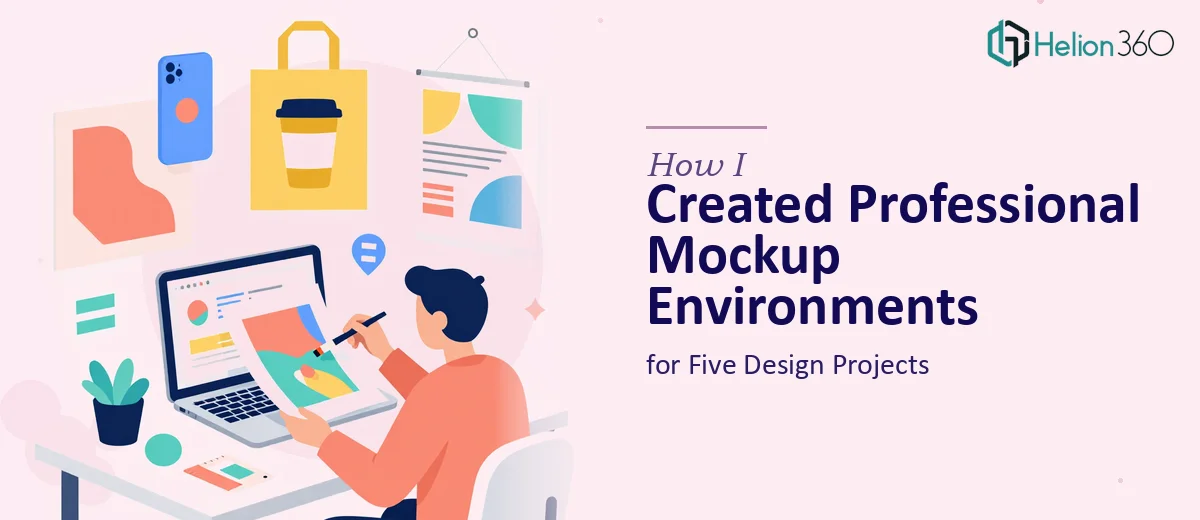 How I Created Professional Mockup Environments for Five Design Projects