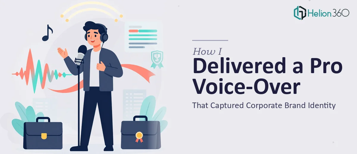 How I Delivered a Professional English Voice-Over That Captured Corporate Brand Identity