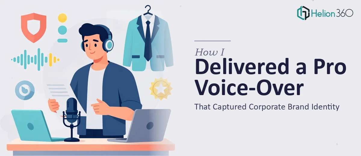 How I Delivered a Professional English Voice-Over That Captured Corporate Brand Identity