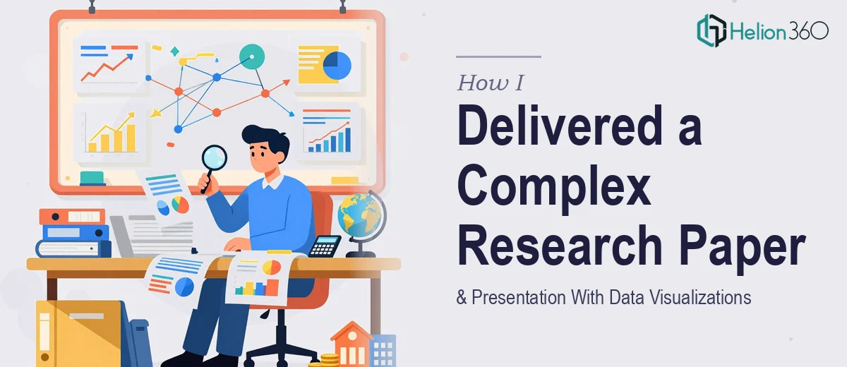 How I Delivered a Week-Long Economics Research Paper and Presentation With Complex Data Visualizations