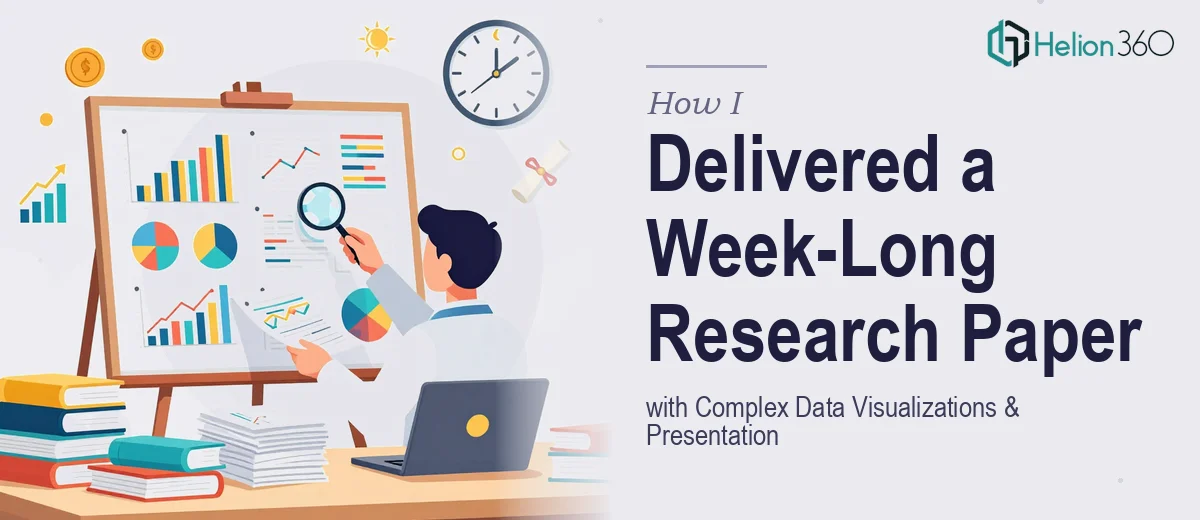 How I Delivered a Week-Long Economics Research Paper and Presentation With Complex Data Visualizations