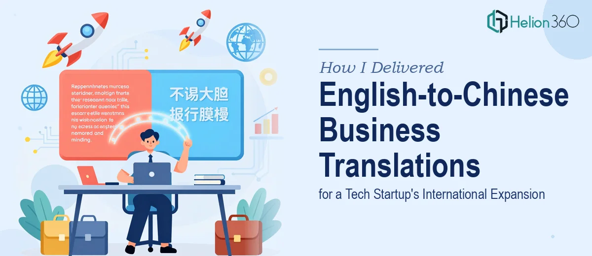 How I Delivered High-Quality English-to-Chinese Business Presentation Translations for a Tech Startup's International Expansion