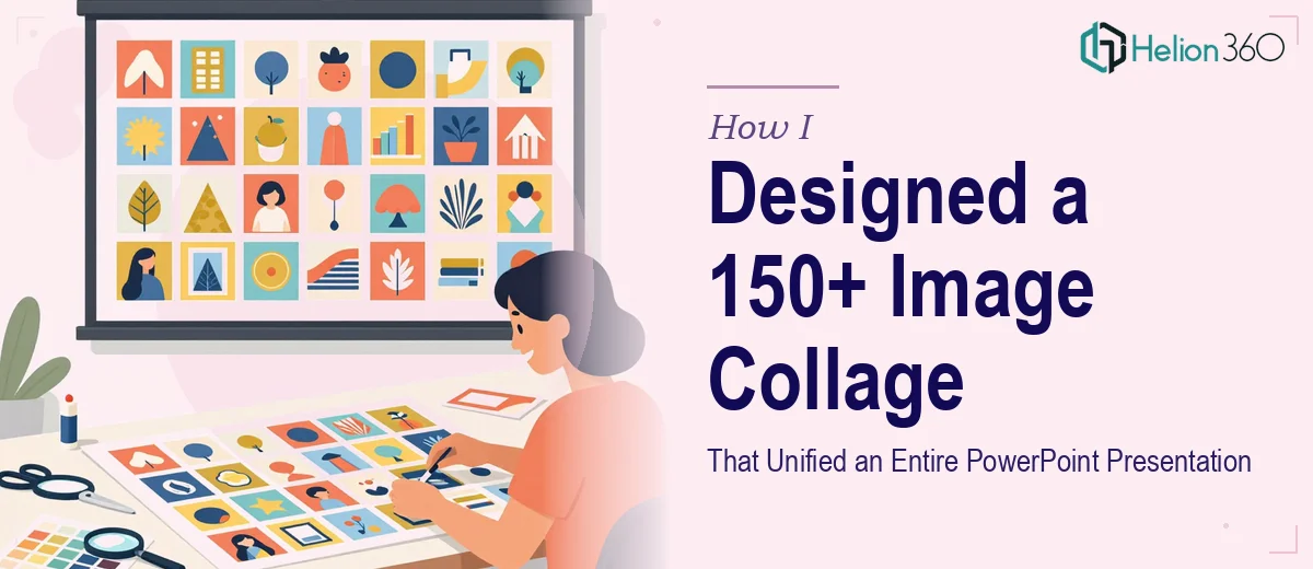 How I Designed a 150+ Image Collage That Unified an Entire PowerPoint Presentation