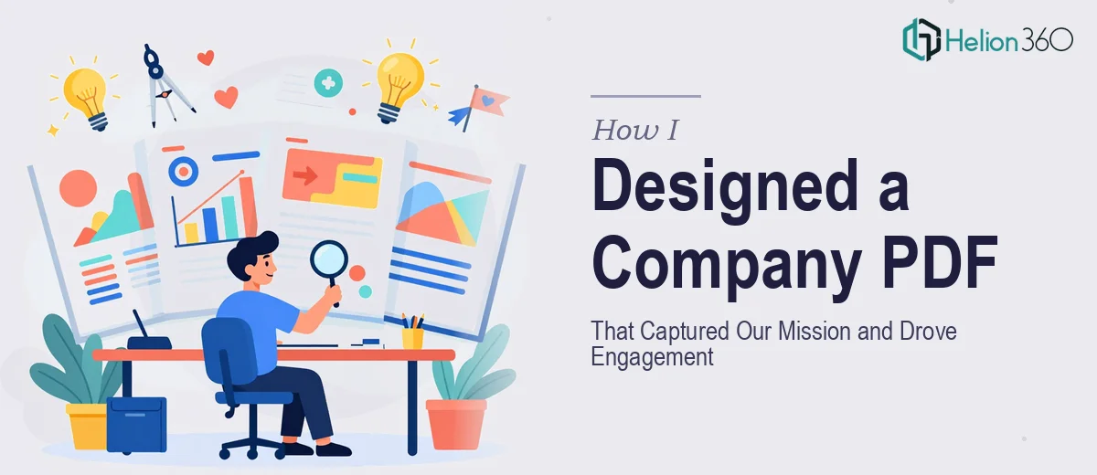 How I Designed a 4-Page Company Presentation PDF That Captured Our Mission and Drove Engagement