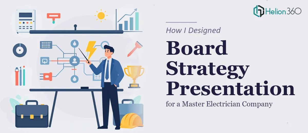 How I Designed a Compelling Board Strategy Presentation for a Master Electrician Company