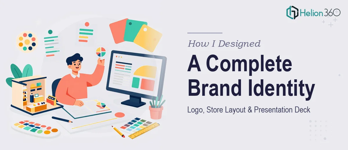 How I Designed a Complete Brand Identity System: Logo, Store Layout, and Presentation Deck
