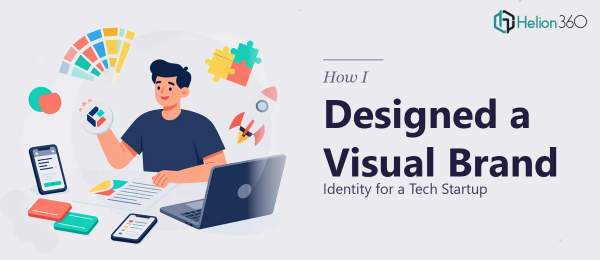 How I Designed a Complete Visual Brand Identity for a Tech Startup