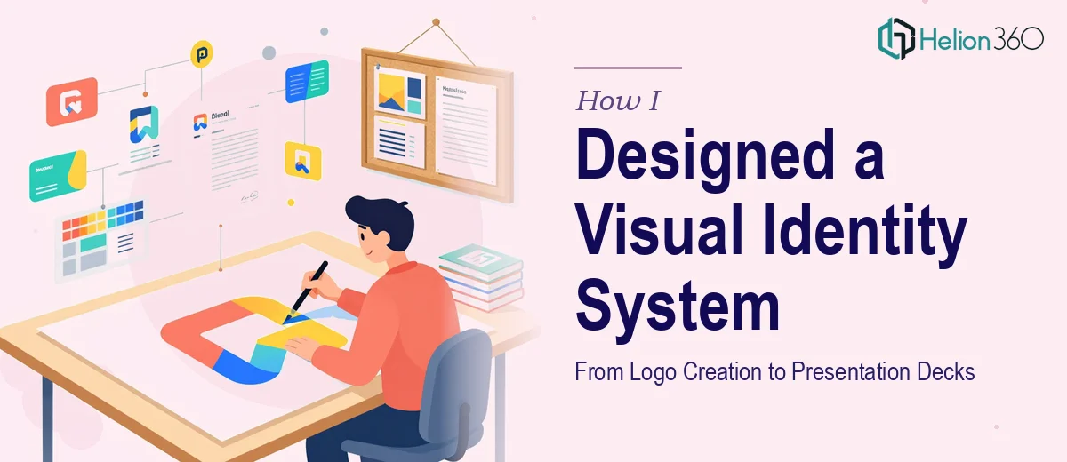 How I Designed a Complete Visual Identity System: From Logo Creation to Presentation Decks