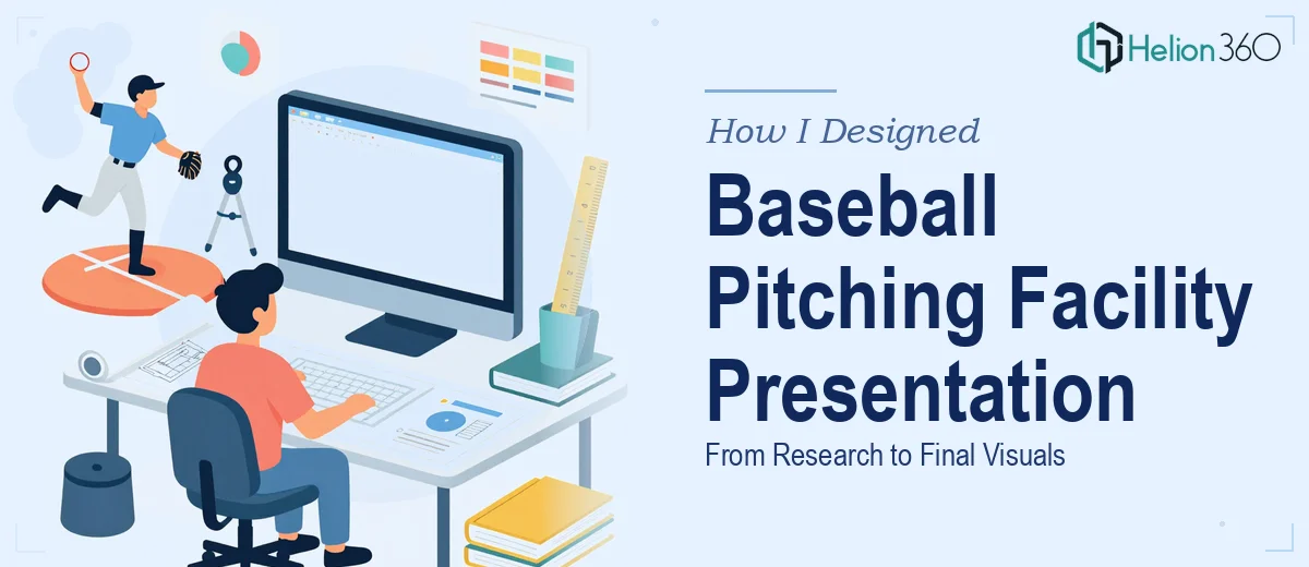 How I Designed a Comprehensive Baseball Pitching Facility Presentation From Research to Final Visuals