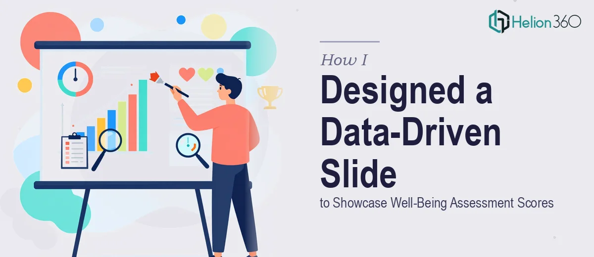 How I Designed a Data-Driven PowerPoint Slide to Effectively Showcase Well-Being Assessment Scores