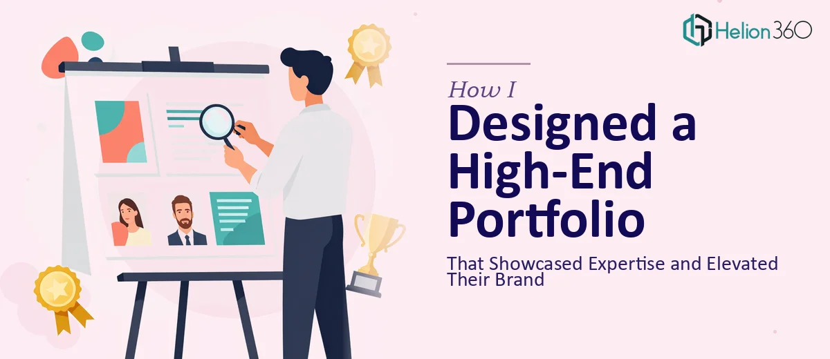 How I Designed a High-End Portfolio Presentation That Showcased Client Expertise and Elevated Their Professional Brand