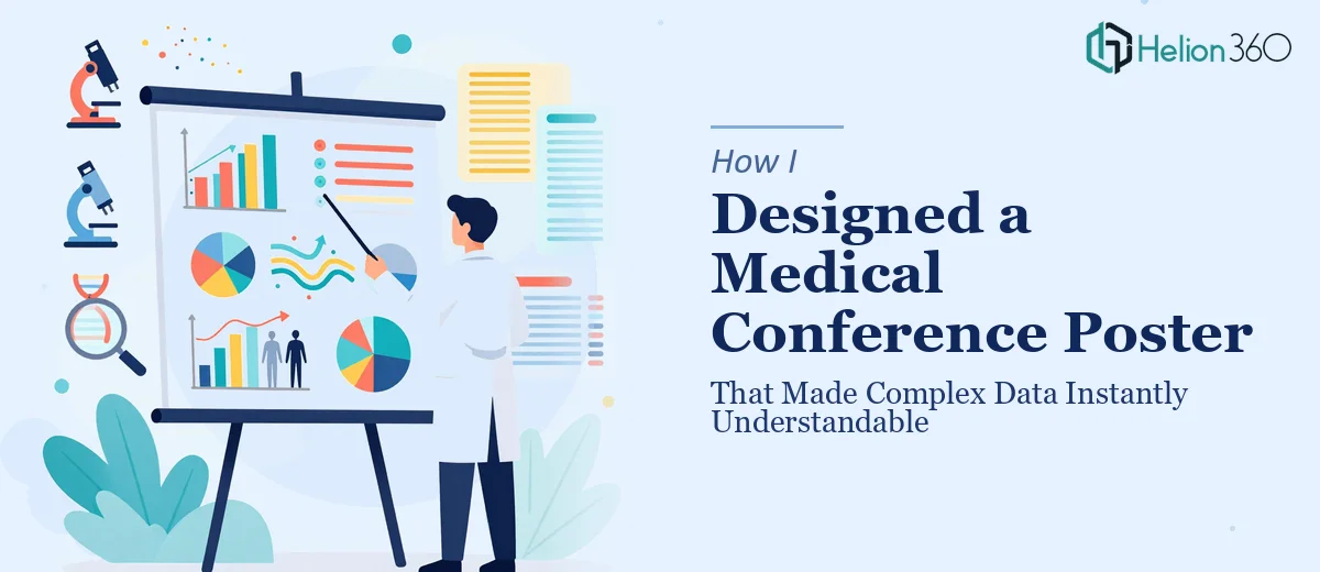 How I Designed a Medical Conference Poster That Made Complex Data Instantly Understandable