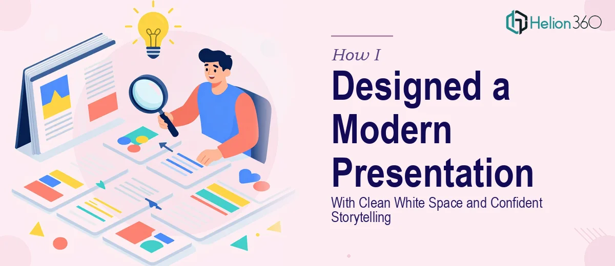 How I Designed a Modern 10-Slide Presentation With Clean White Space and Confident Storytelling