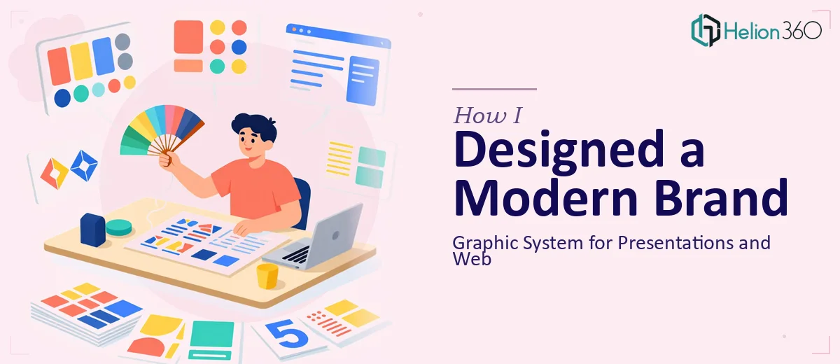 How I Designed a Modern Brand Graphic System for Presentations and Web